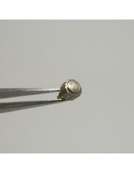 Omega couronne acier brossé