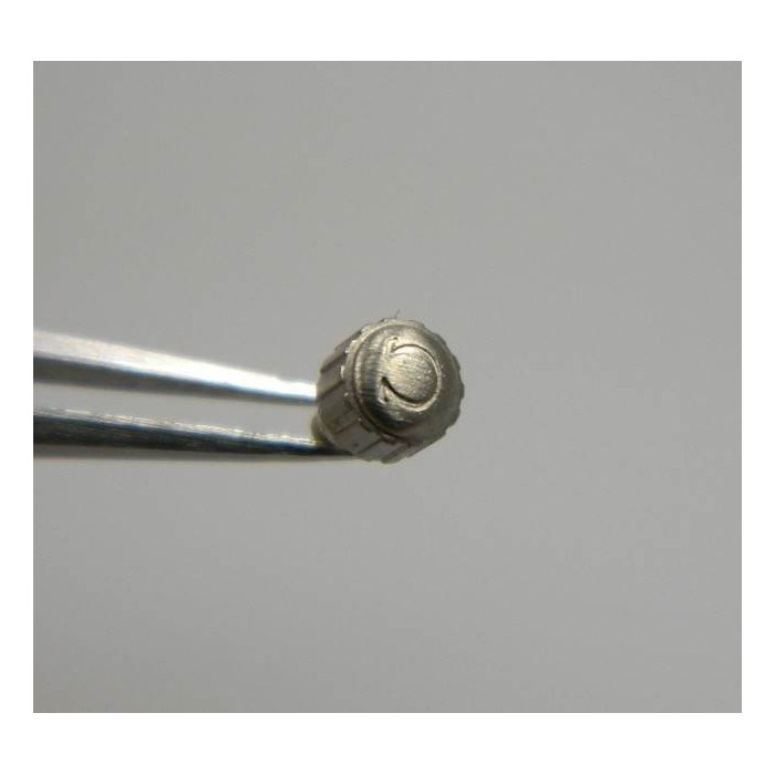 Omega couronne acier brossé