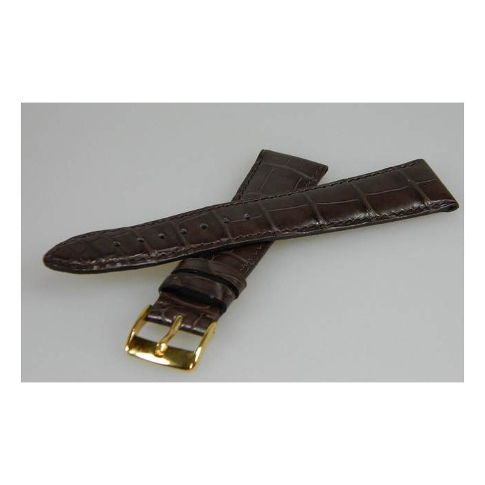 bracelet croco véritable 20/16