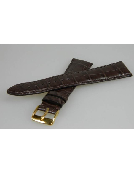 bracelet croco véritable 20/16