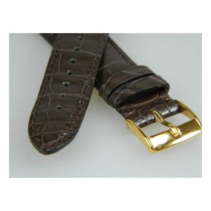 bracelet croco véritable 20/16
