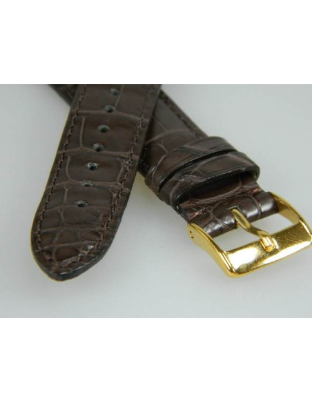 bracelet croco véritable 20/16