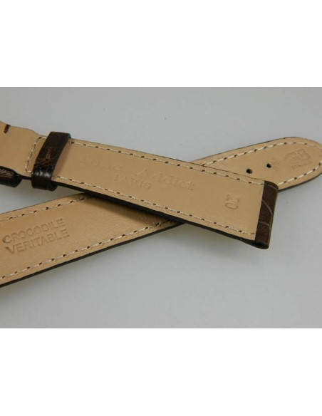 bracelet croco véritable 20