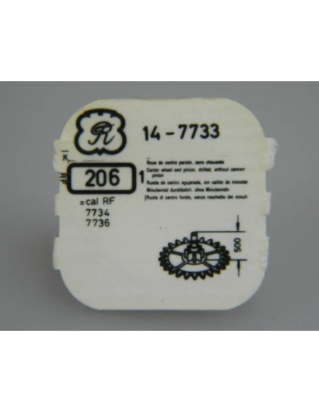 Valjoux 7733-206 Roue de centre