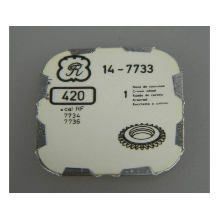 Valjoux 7733-420 Roue de couronne