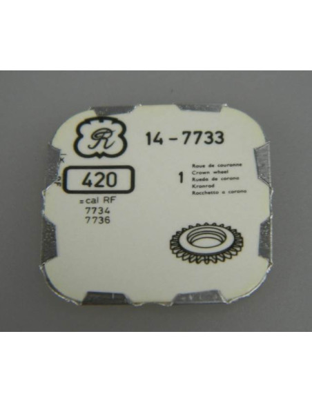 Valjoux 7733-420 Roue de couronne