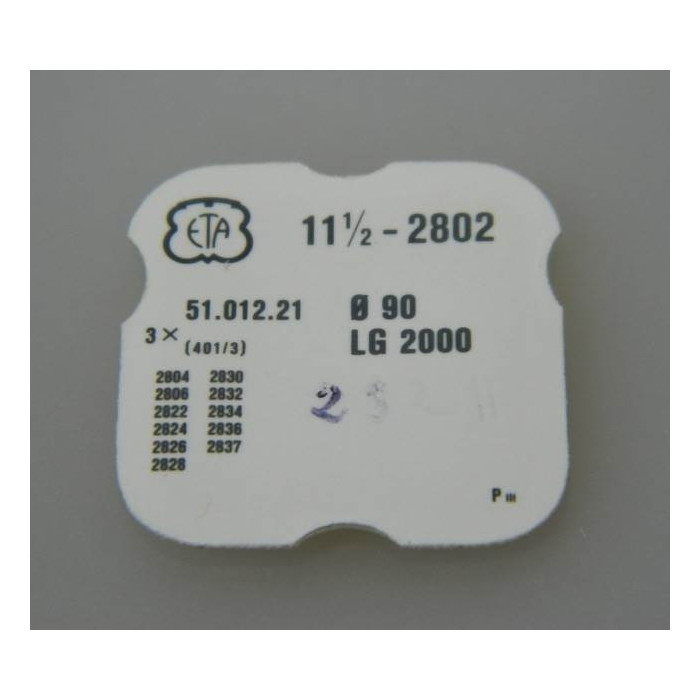 ETA 2824 Tige