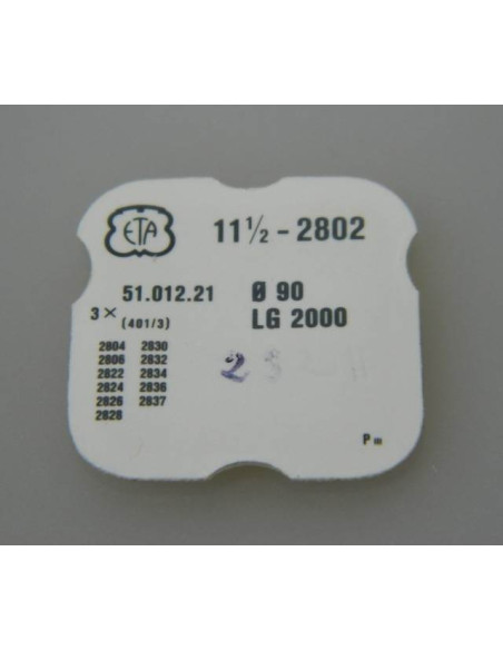 ETA 2824 Tige