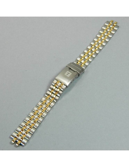 Tissot bracelet or/acier 14mm