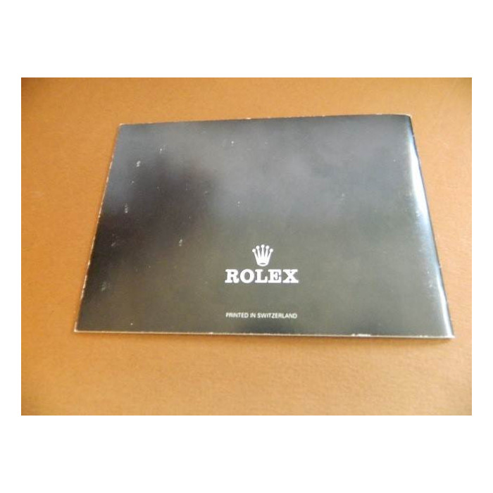 Livret d'instructions ROLEX DATEJUST