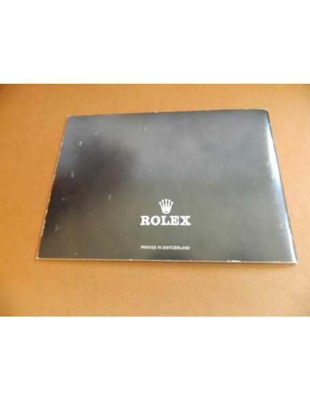 Livret d'instructions ROLEX DATEJUST