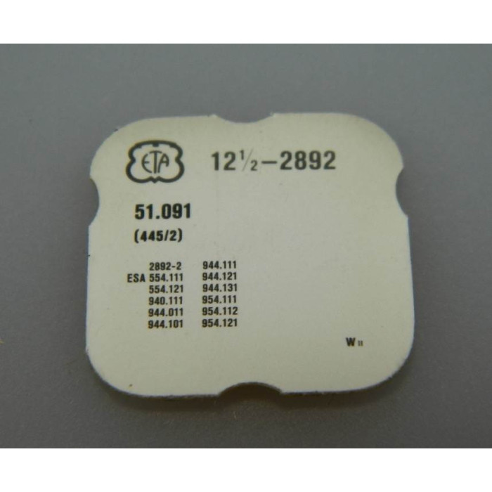 ETA 2892-445/2 Sautoir de tirette combiné