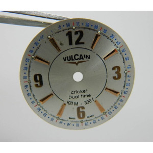 Vulcain cricket dual time cadran