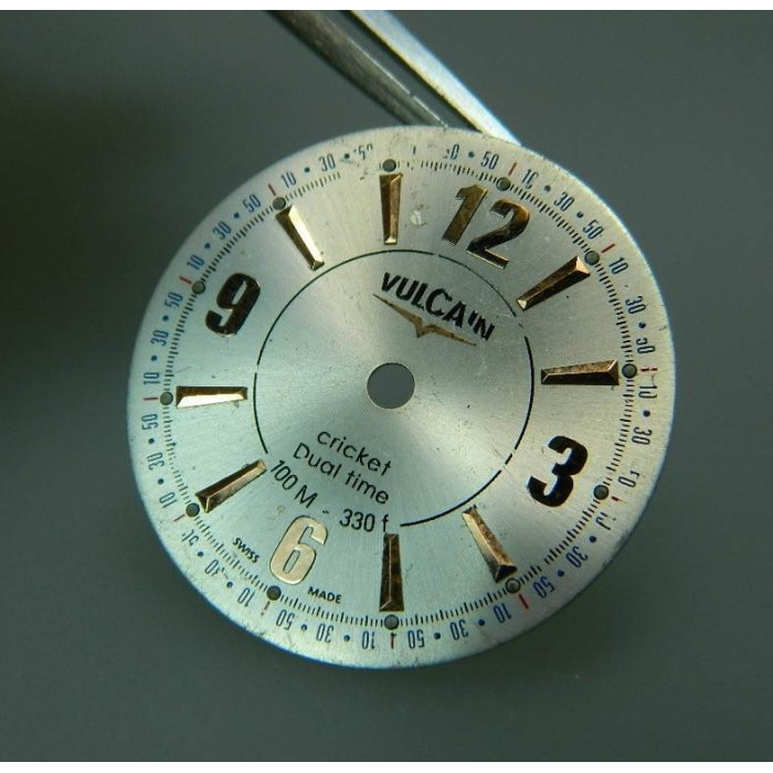Vulcain cricket dual time cadran