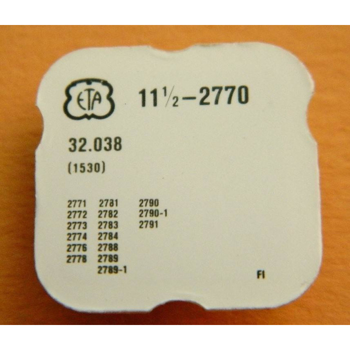 ETA 2770 Roue cliquet supplément