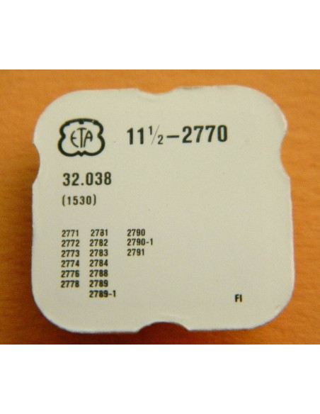 ETA 2770 Roue cliquet supplément