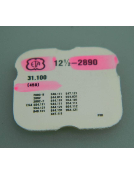 ETA 2890-450 Renvoi