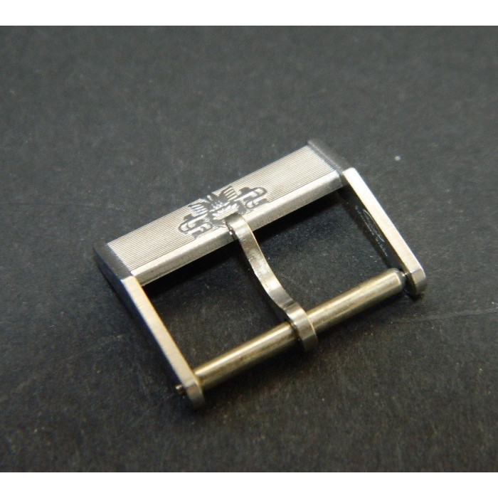 Bucherer boucle vintage acier 16mm