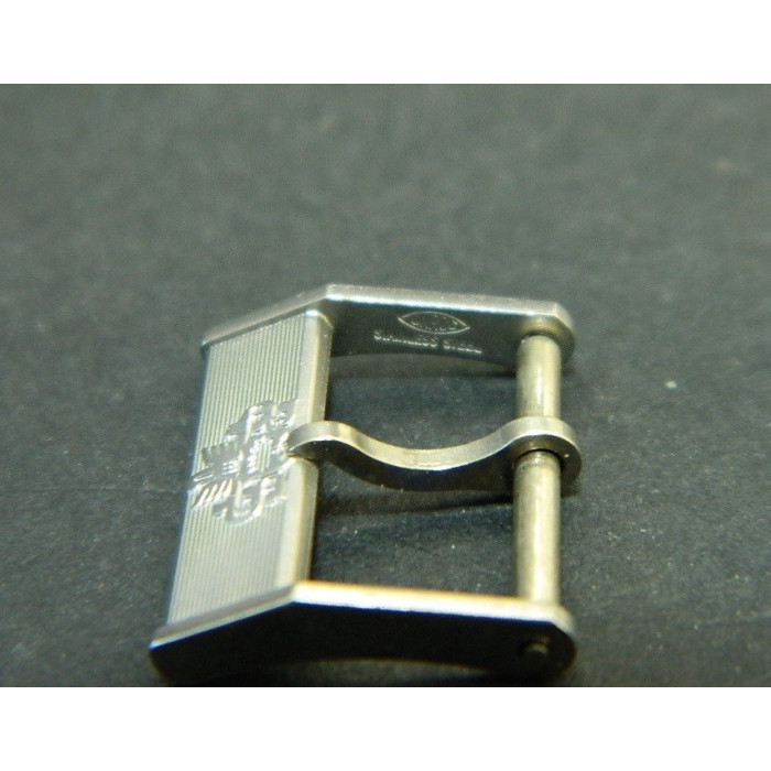 Bucherer boucle vintage acier 16mm