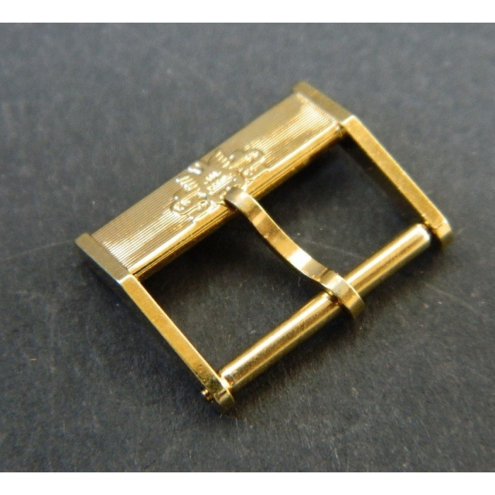 Bucherer boucle vintage dorée 16mm