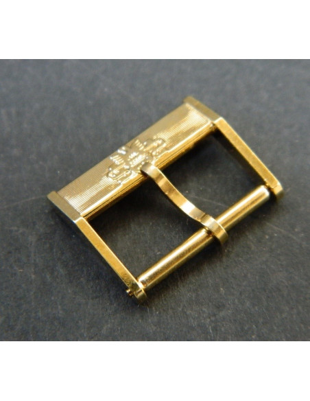 Bucherer boucle vintage dorée 16mm