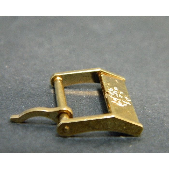 Bucherer boucle vintage dorée 16mm