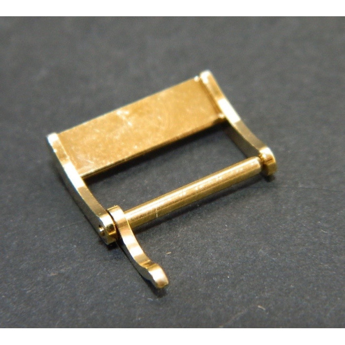 Bucherer boucle vintage dorée 16mm