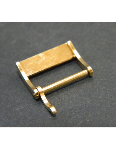 Bucherer boucle vintage dorée 16mm