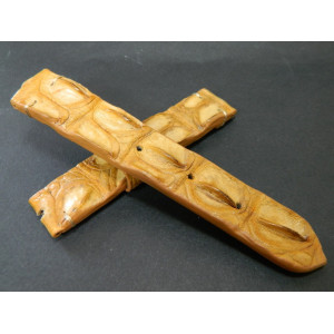 Bracelet croco corné 22mm