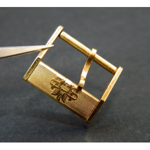 Bucherer boucle vintage dorée 15mm