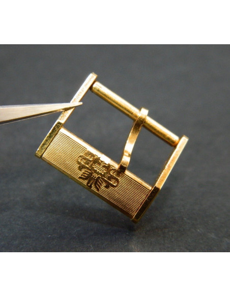 Bucherer boucle vintage dorée 15mm