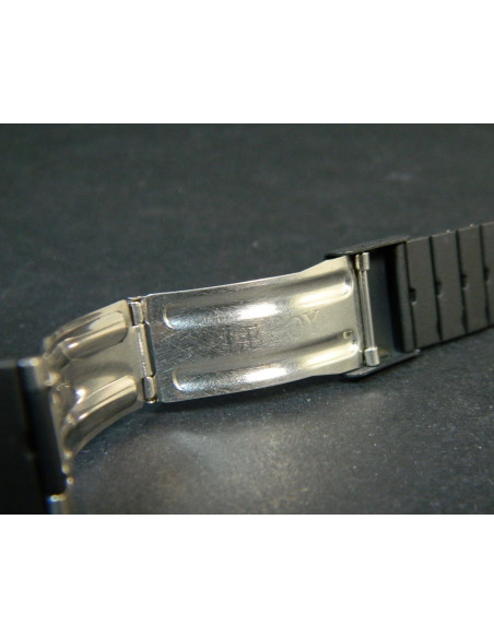 LeRoy bracelet acier noir 20mm