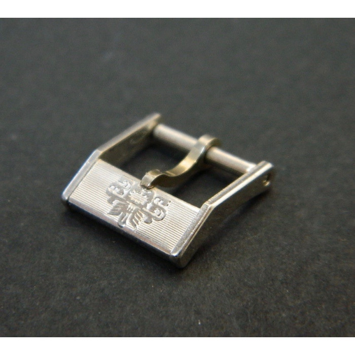 Bucherer boucle vintage acier 12mm