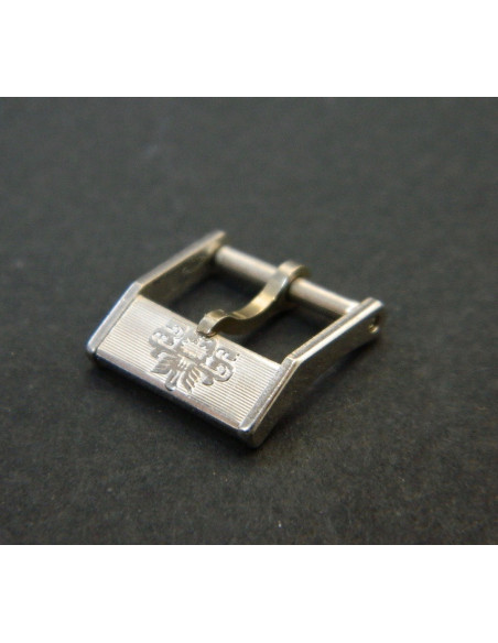 Bucherer boucle vintage acier 12mm