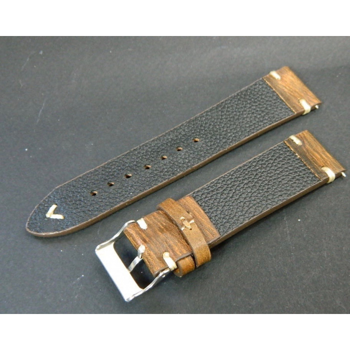 Bracelet cuir vintage 22/20