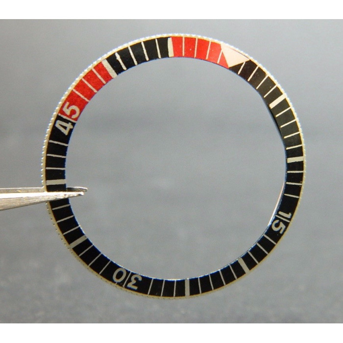 Lunette plongée noir/rouge