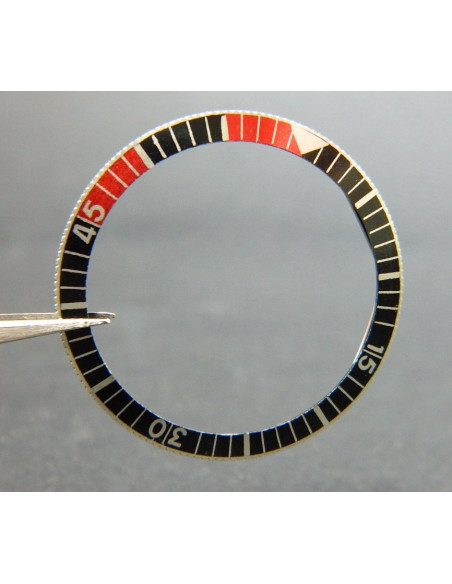 Lunette plongée noir/rouge