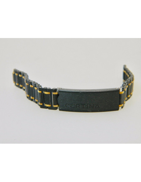 Certina-NSA bracelet acier noir