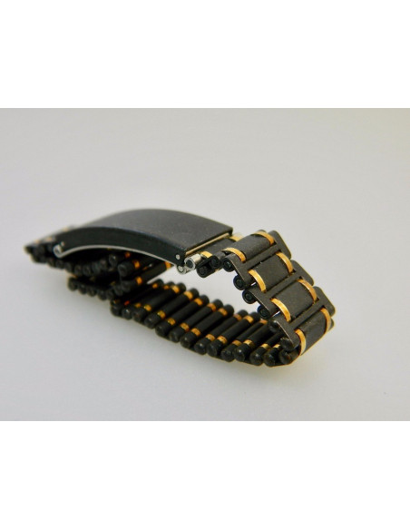 Certina-NSA bracelet acier noir