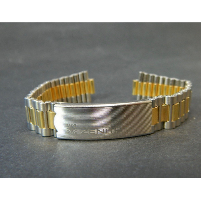 Zenith-NSA Bracelet or/acier