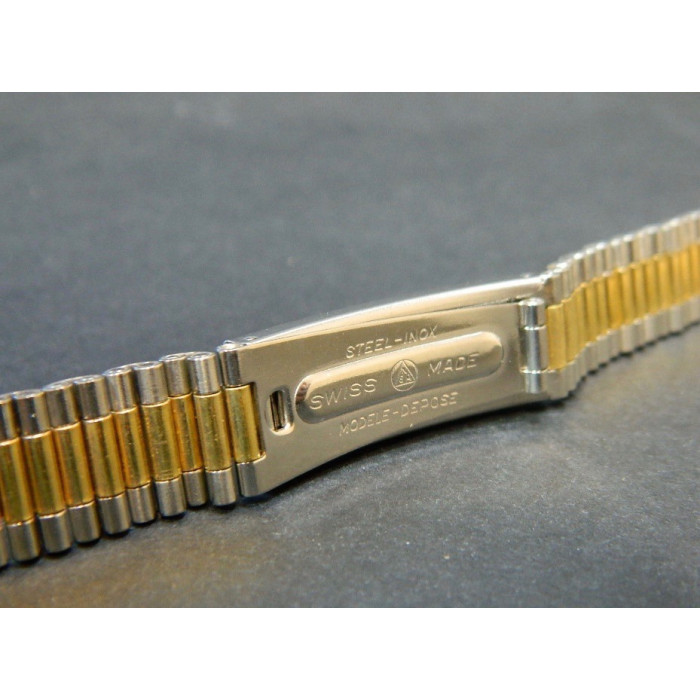 Zenith-NSA Bracelet or/acier