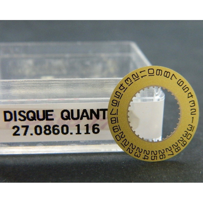 Zenith 116 Disque de quantième
