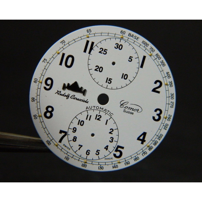 Comor - Rudolph Coracciola cadran blanc