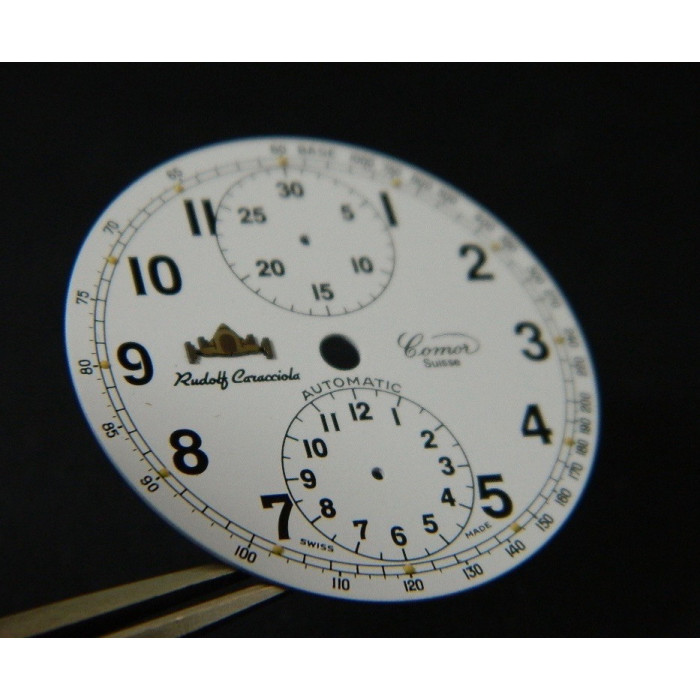 Comor - Rudolph Coracciola cadran blanc