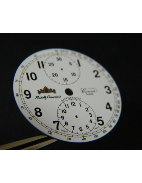 Comor - Rudolph Coracciola cadran blanc