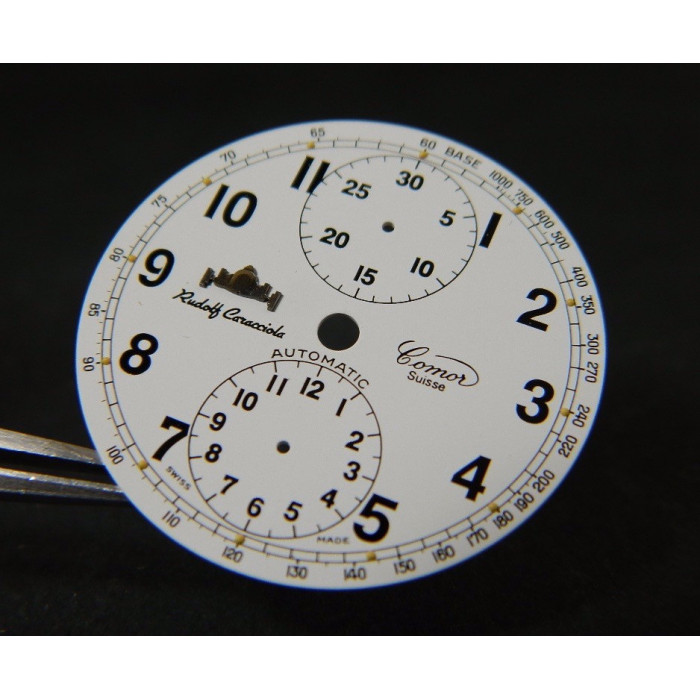 Comor - Rudolph Coracciola cadran blanc