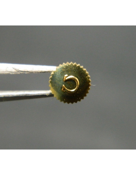 Omega couronne anti-poussiere or jaune