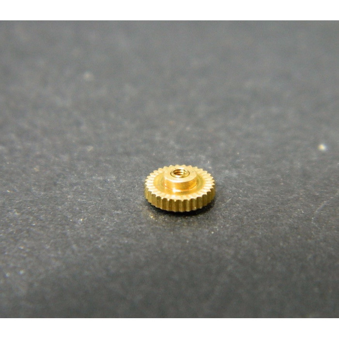 Omega couronne anti-poussiere or jaune