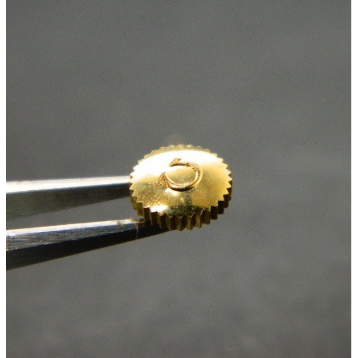 Omega couronne anti-poussiere or jaune