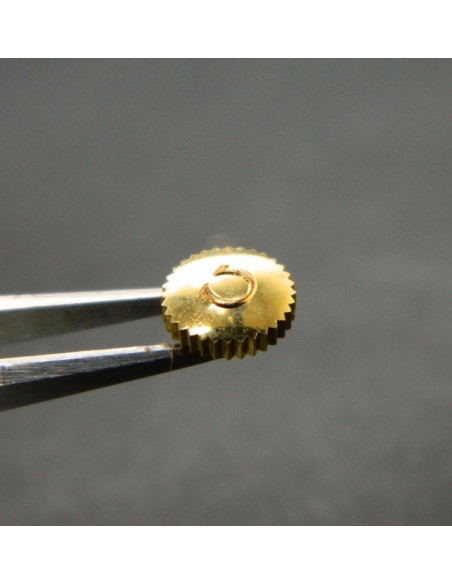 Omega couronne anti-poussiere or jaune